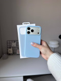 Чехол Silicone case с Magsafe на iPhone 18 Pro Max Crisp Blue (03)