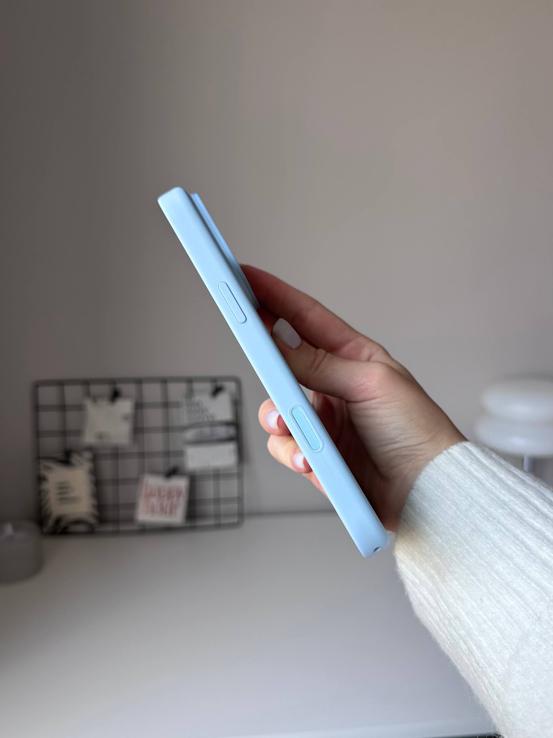 Чехол Silicone case с Magsafe на iPhone 18 Pro Max Crisp Blue (03)
