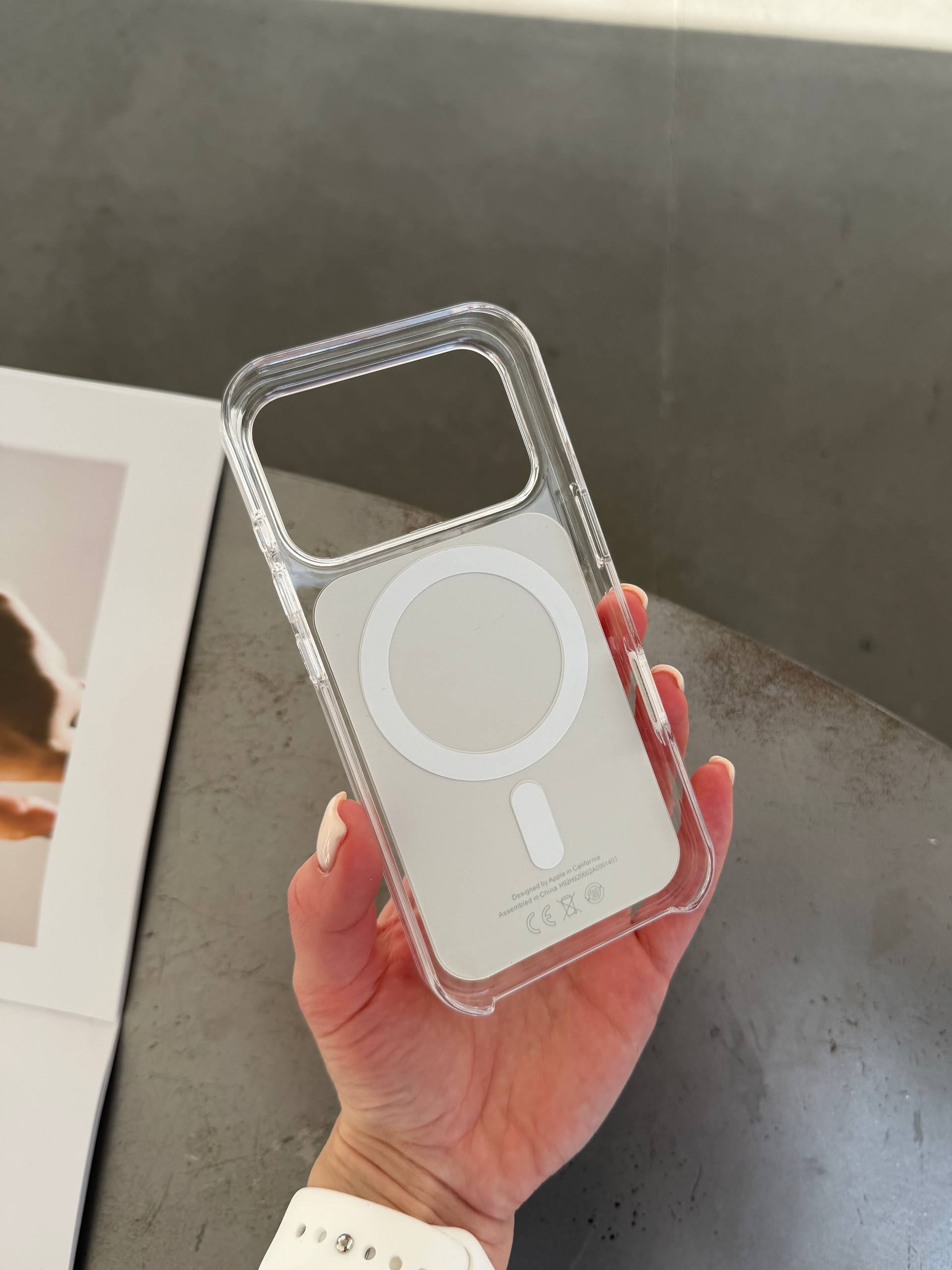 Чехол Clear Case с MagSafe (Camera Control) для Apple iPhone 17 Pro Max