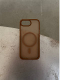 Чохол матовий з Magsafe на iPhone 16e/17e Brown