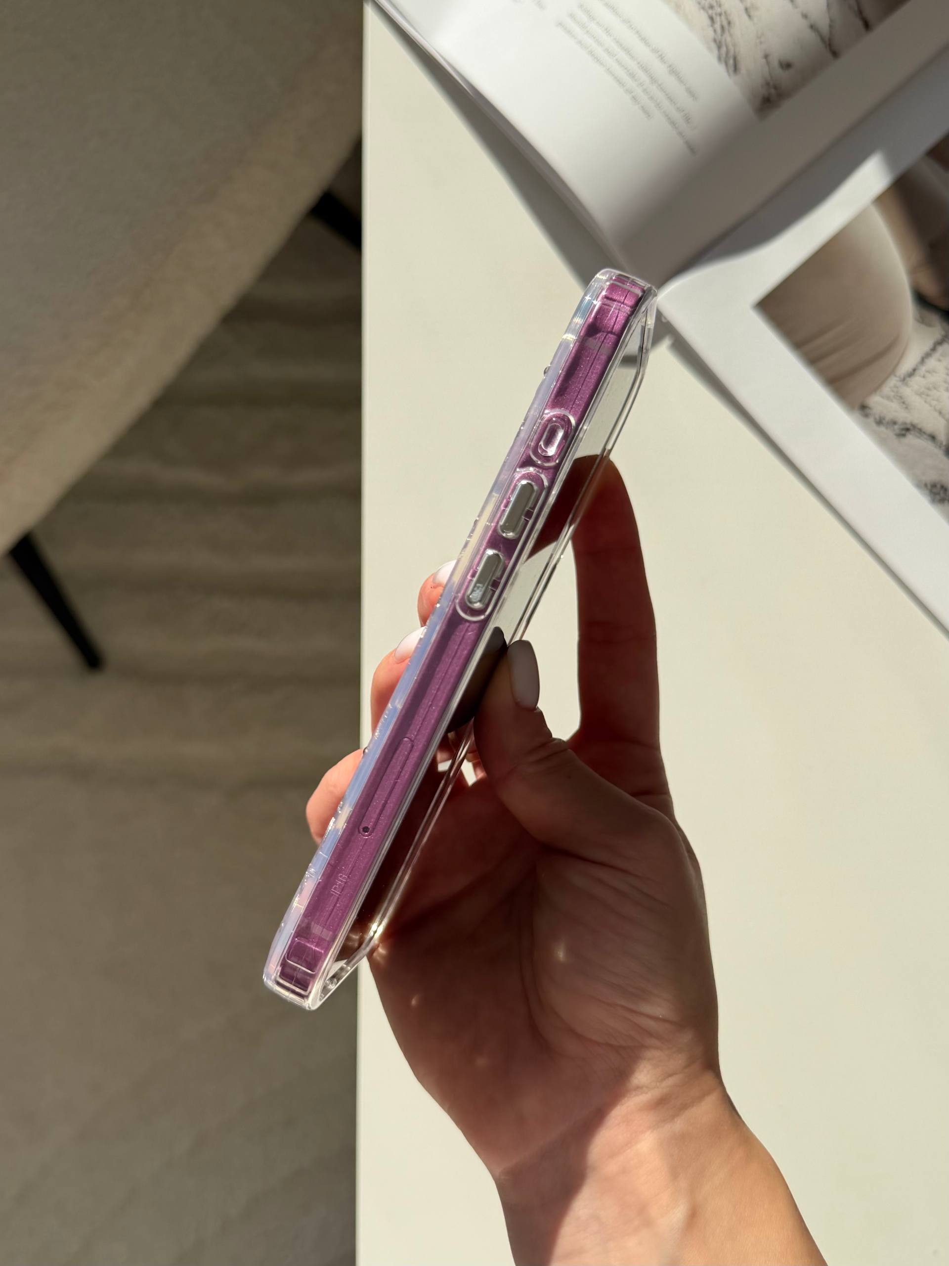 Чехол прозрачный Bow Case с бантиками на iPhone 16