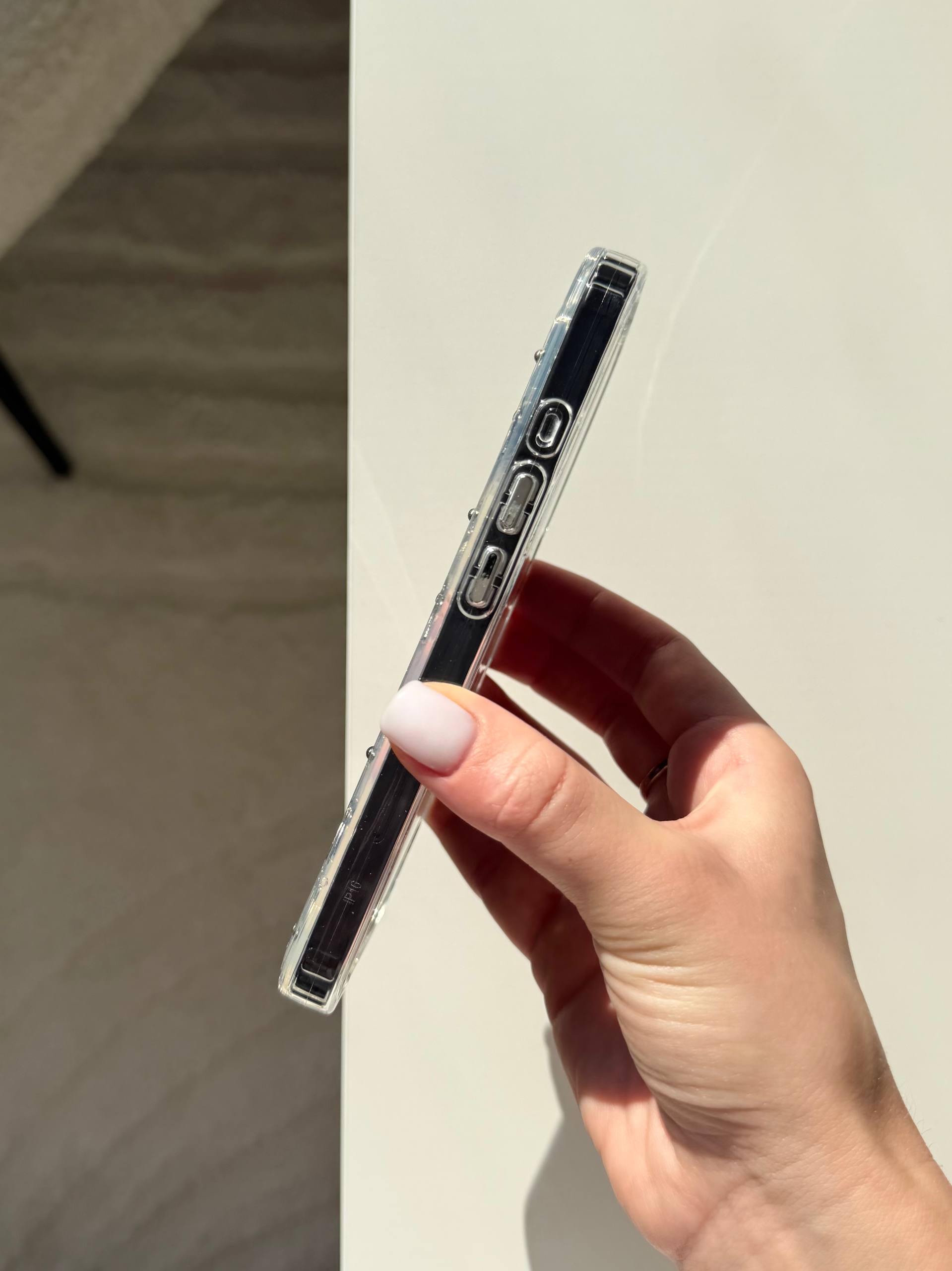 Чехол прозрачный Bow Case с бантиками на iPhone 17