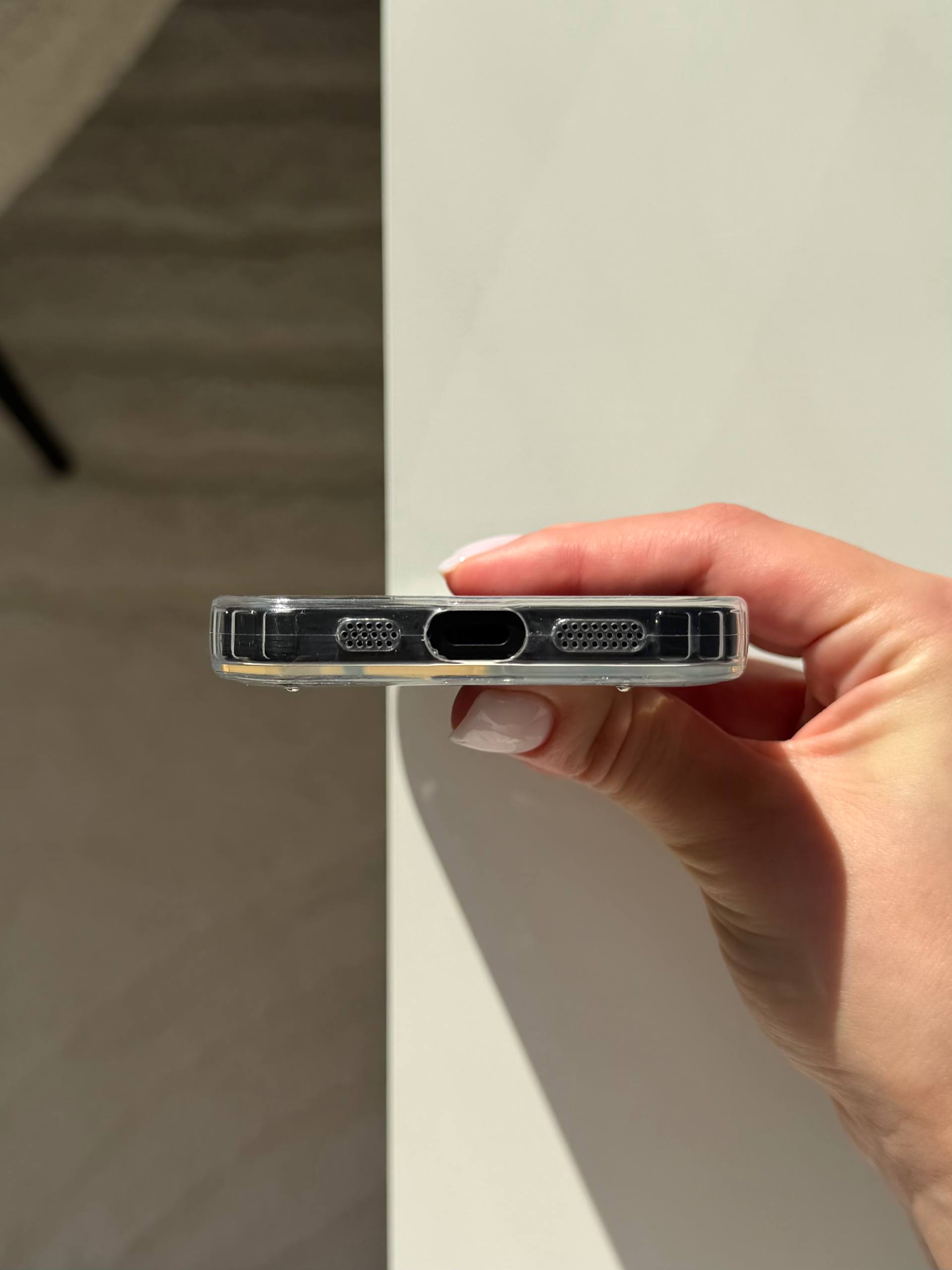 Чехол прозрачный Bow Case с бантиками на iPhone 17
