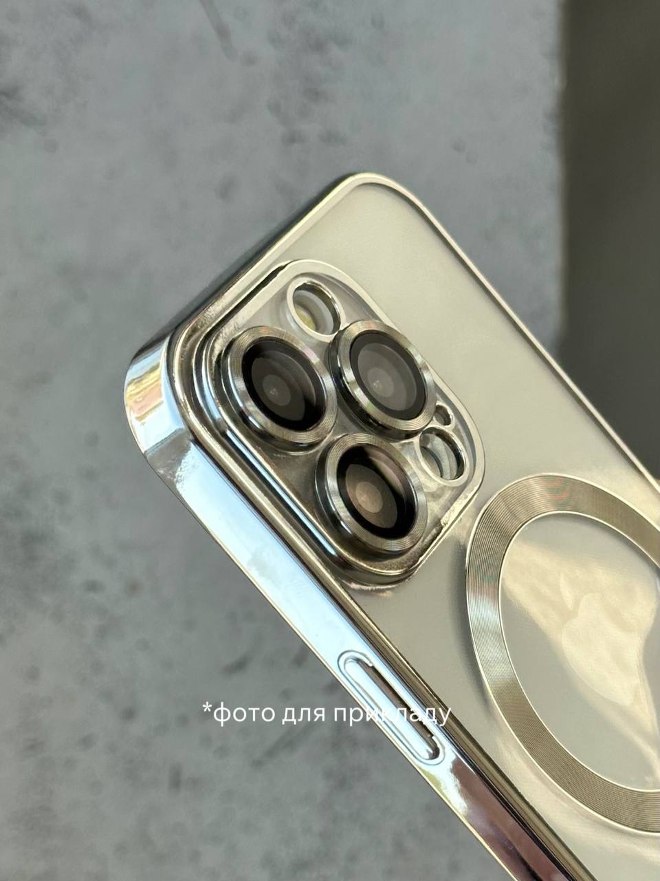 Чохол кольоровий Shining case з Magsafe на iPhone 13 Pro Max Purple