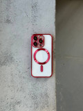 Чохол кольоровий Shining case з Magsafe на iPhone 11 Pro Max Red