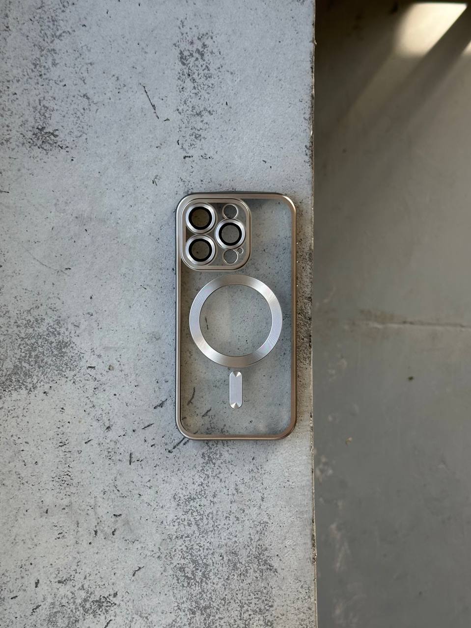 Чохол кольоровий Shining case з Magsafe на iPhone 13 Pro Max Titan