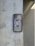 Чохол кольоровий Shining case з Magsafe на iPhone 11 Purple