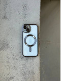 Чохол кольоровий Shining case з Magsafe на iPhone 14+ Black