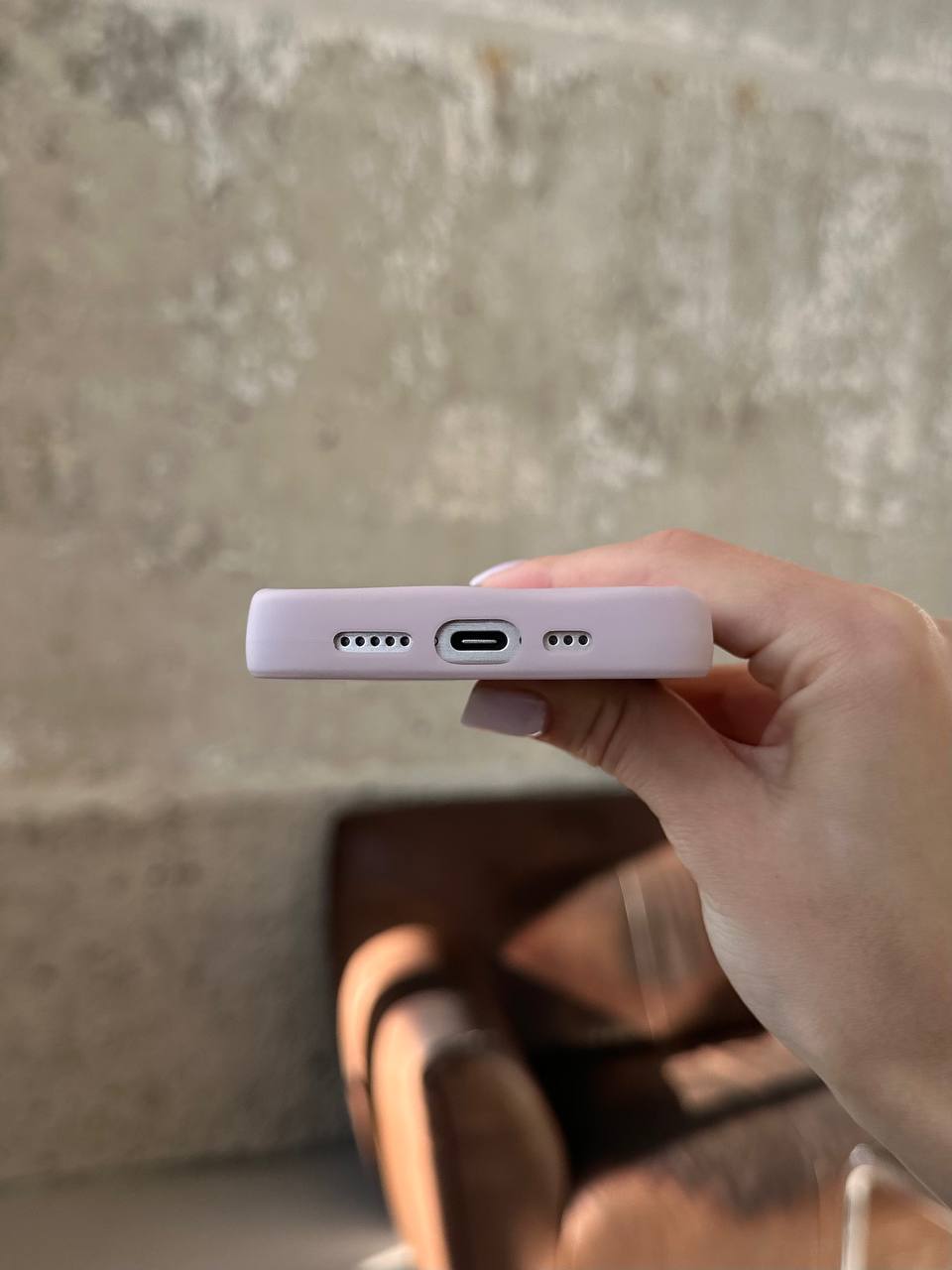 Чохол матовий хвилястий Wave Case на iPhone 14 Pro Chalk Pink (04)