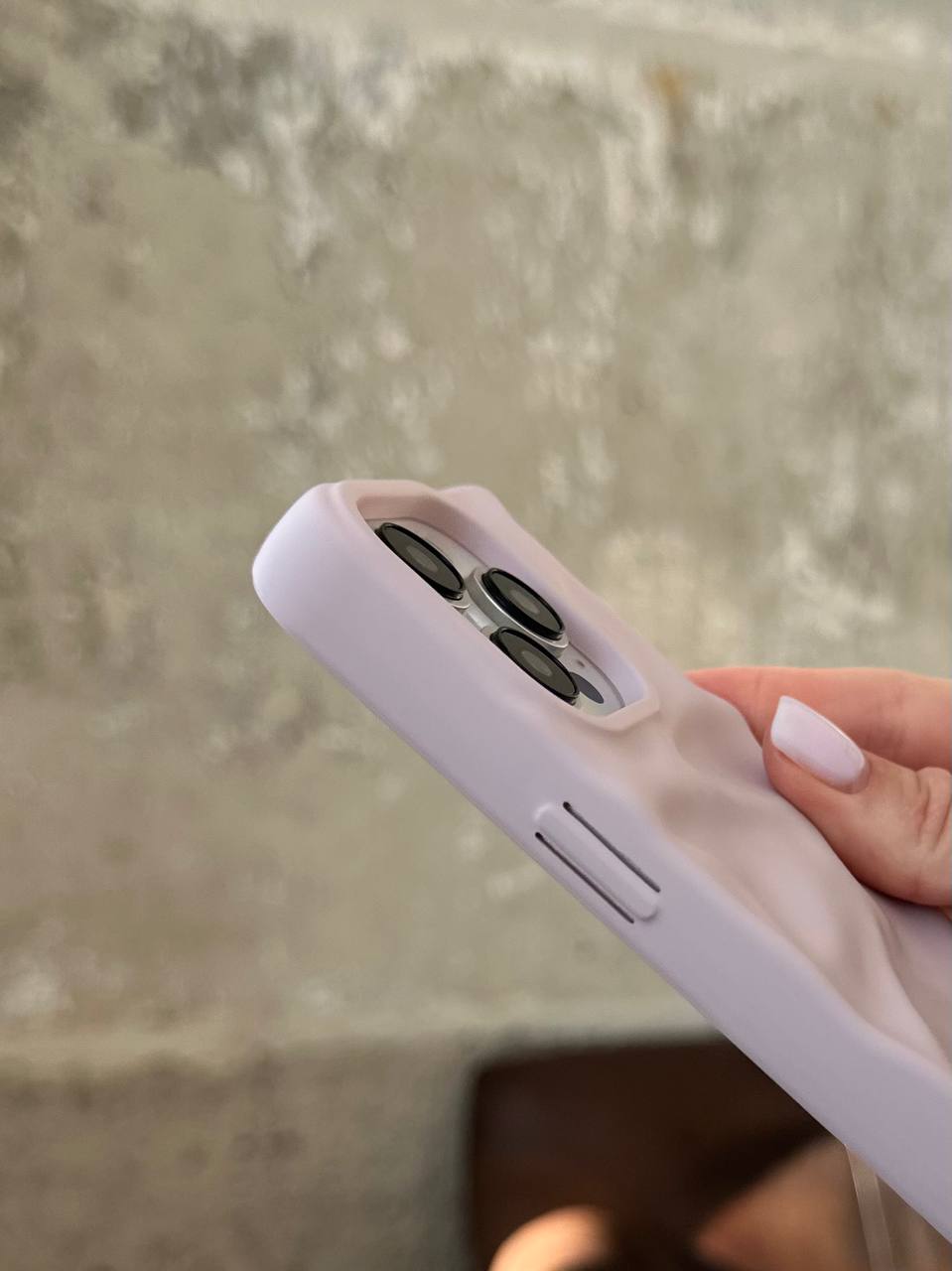 Чохол матовий хвилястий Wave Case на iPhone 14 Pro Chalk Pink (04)