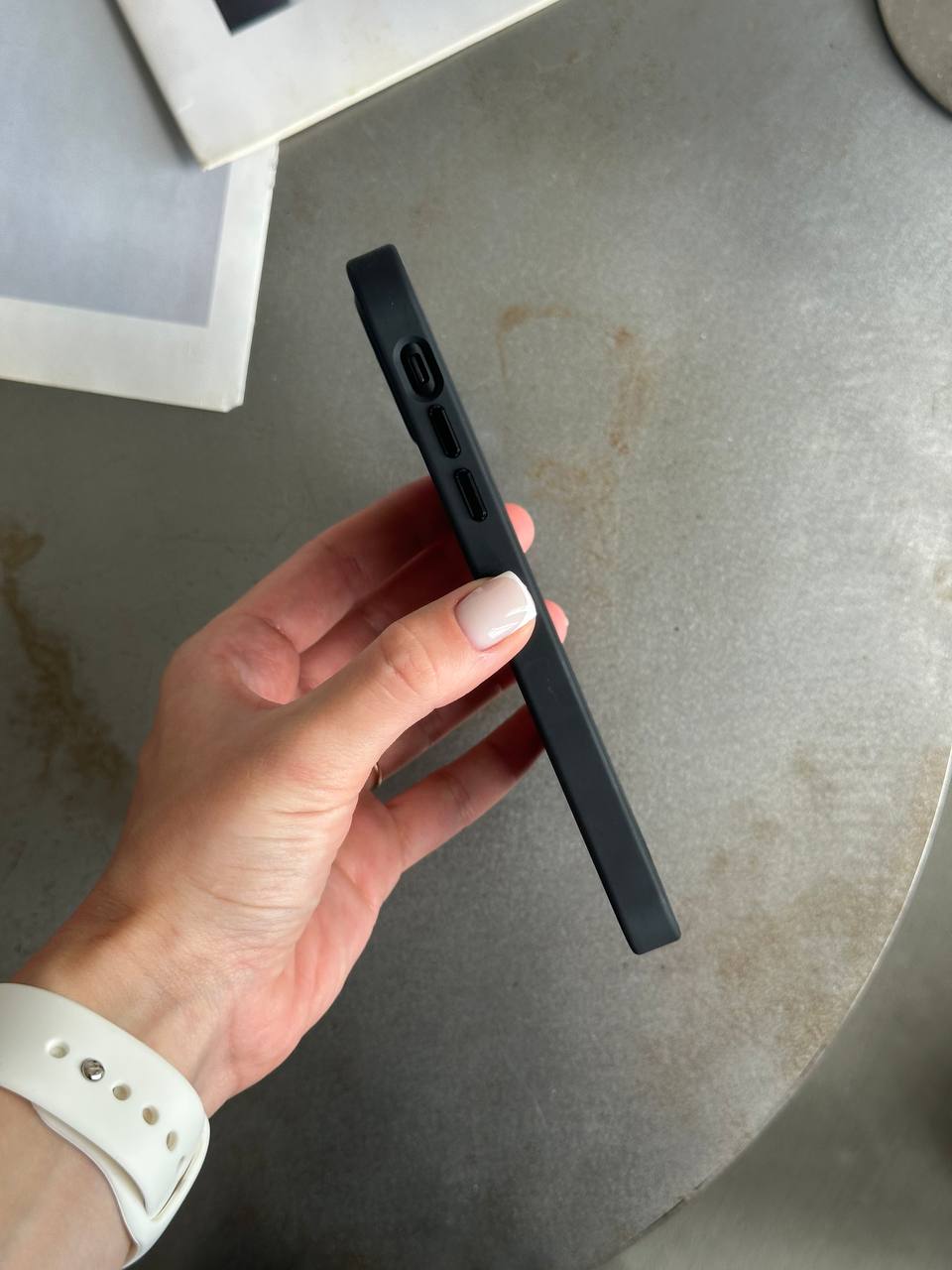 Чехол матовый из Magsafe на iPhone 11 Black