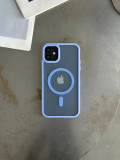 Чохол матовий з Magsafe на iPhone 11 Blue