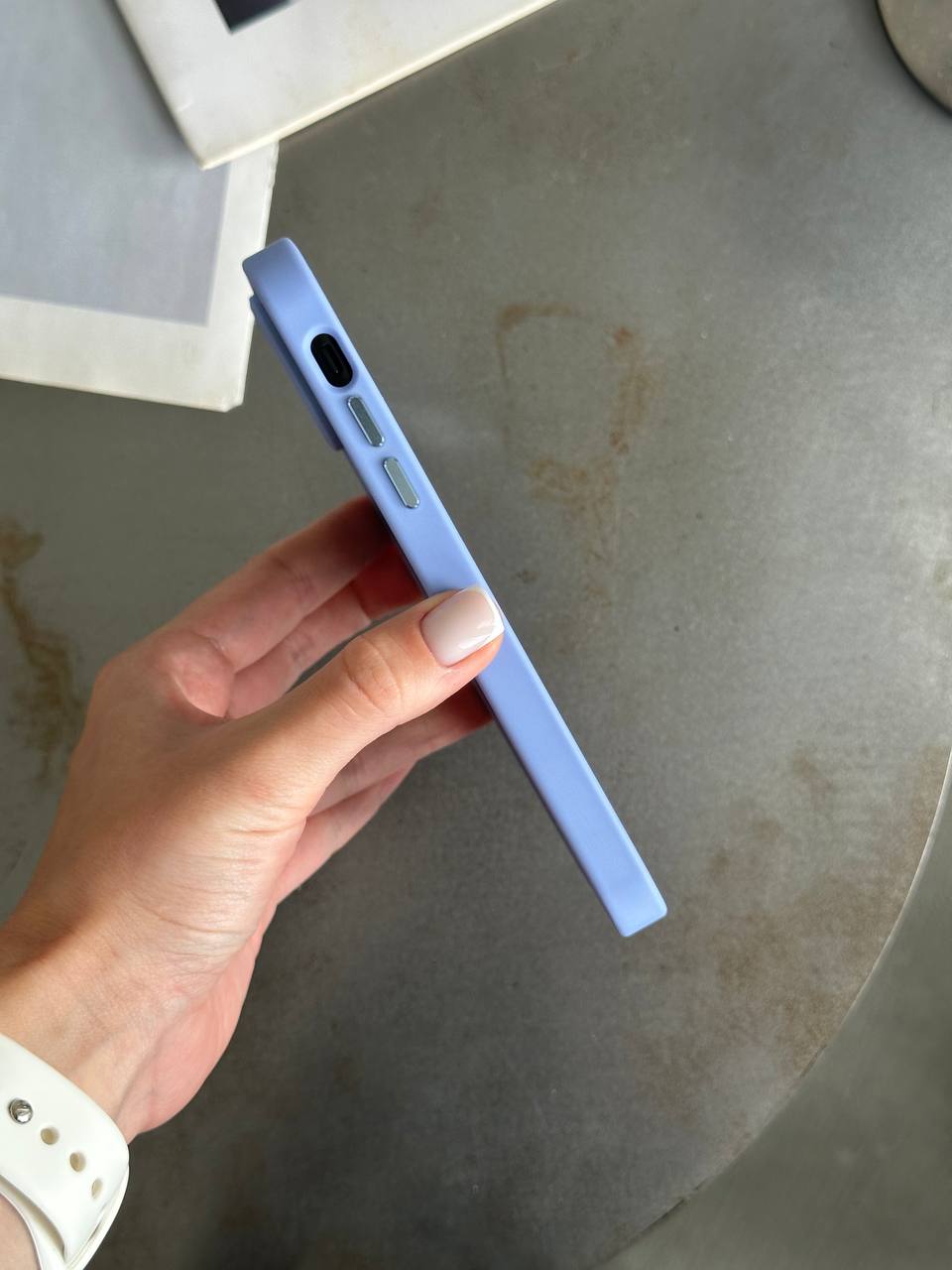 Чехол матовый из Magsafe на iPhone 11 Blue