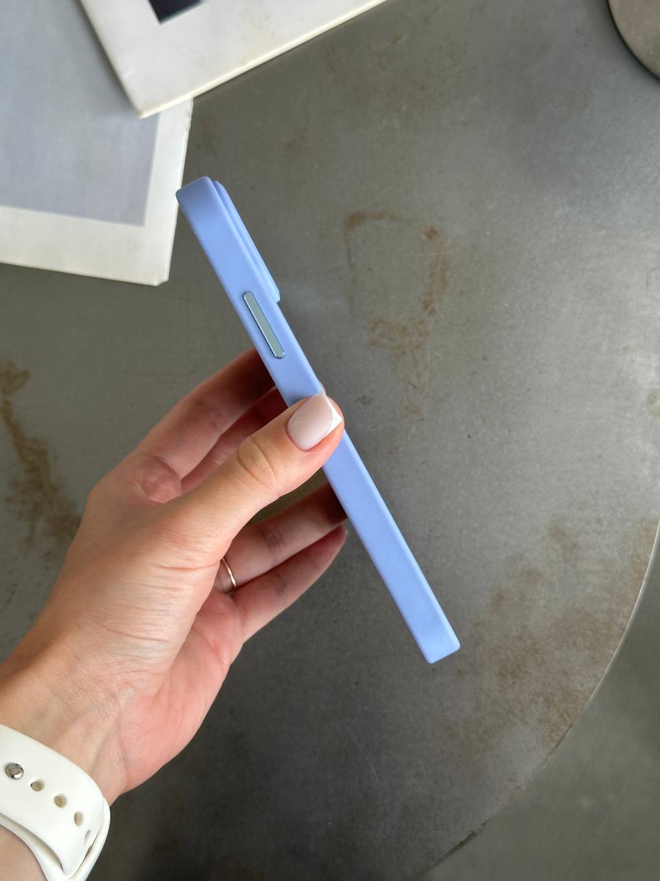Чехол матовый из Magsafe на iPhone 11 Blue