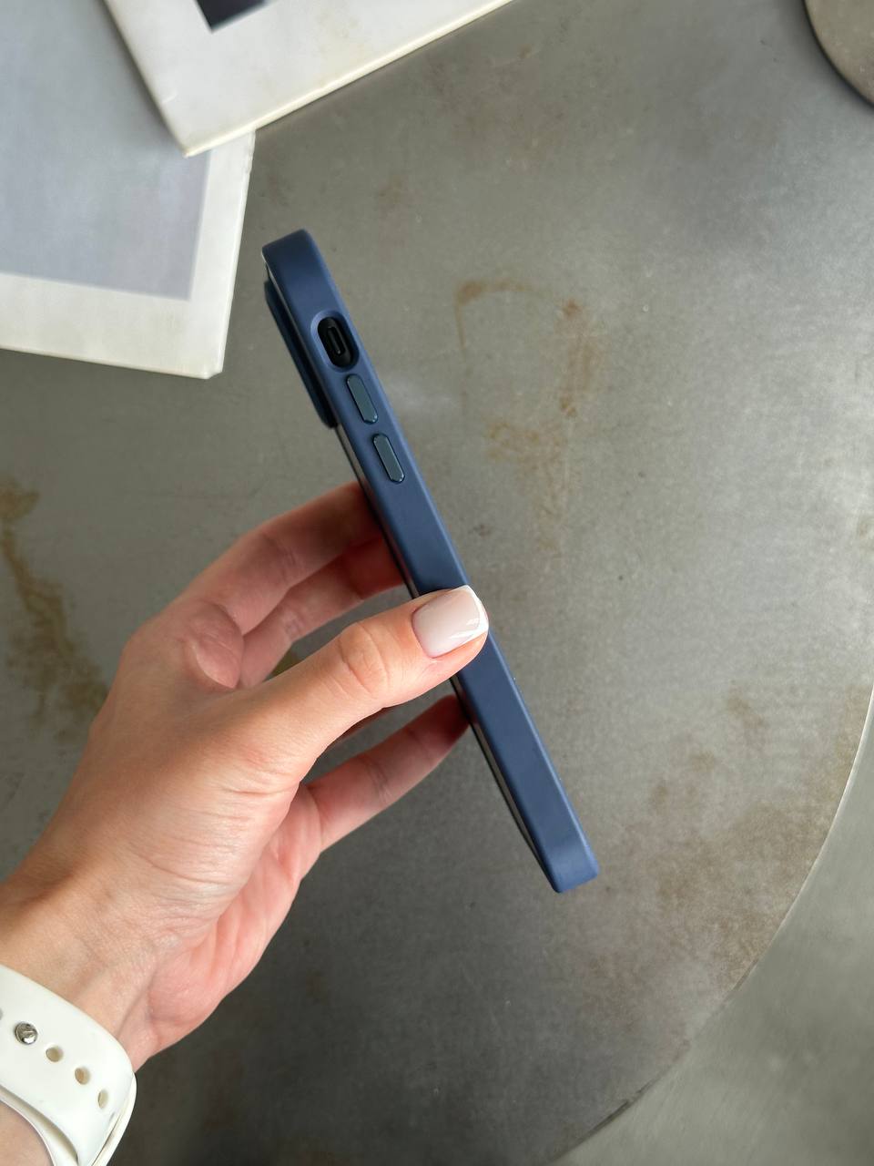 Чохол матовий з Magsafe на iPhone 11 Dark Blue