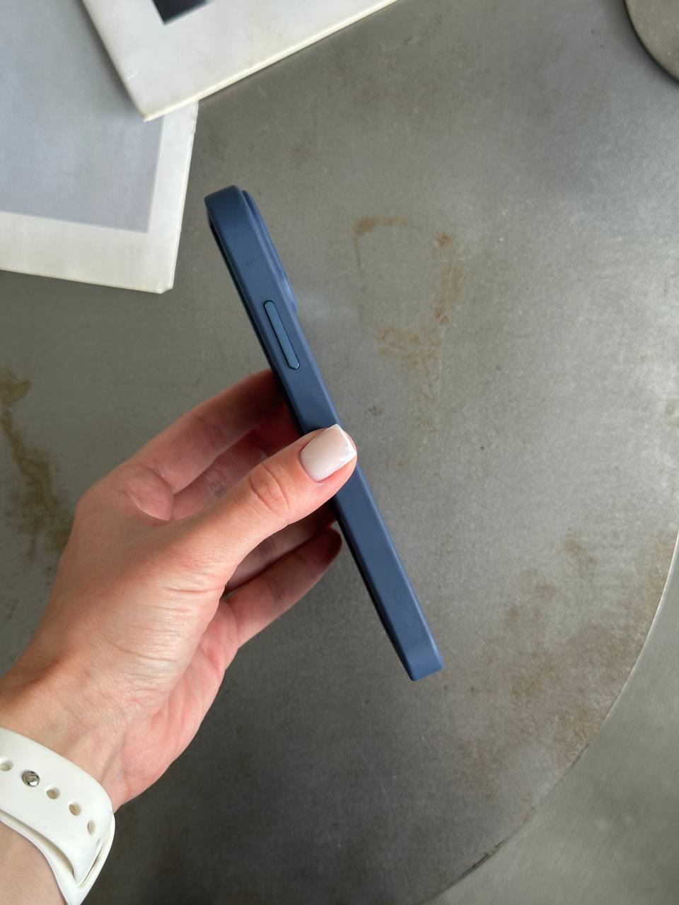 Чохол матовий з Magsafe на iPhone 11 Dark Blue