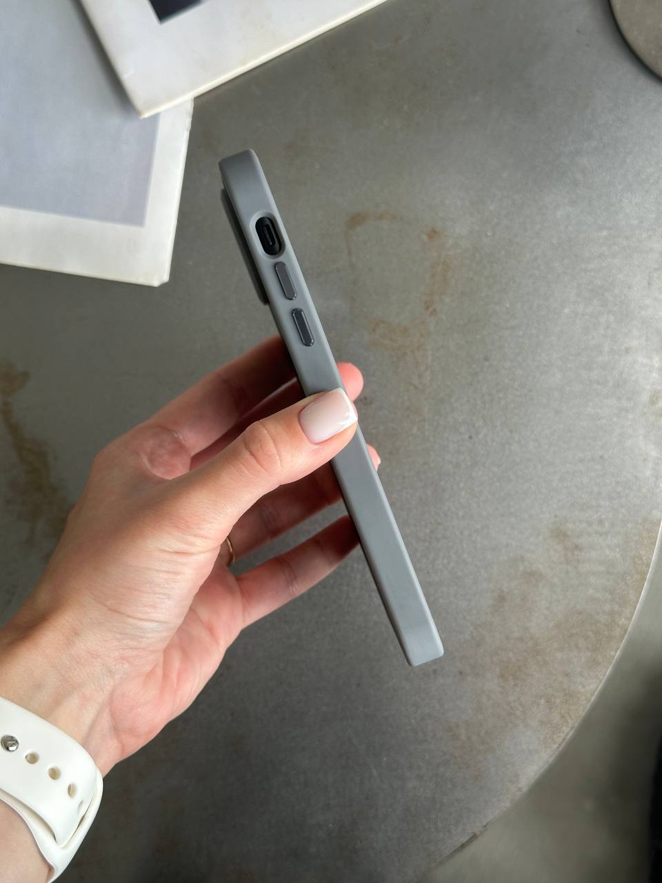 Чехол матовый из Magsafe на iPhone 11 Gray