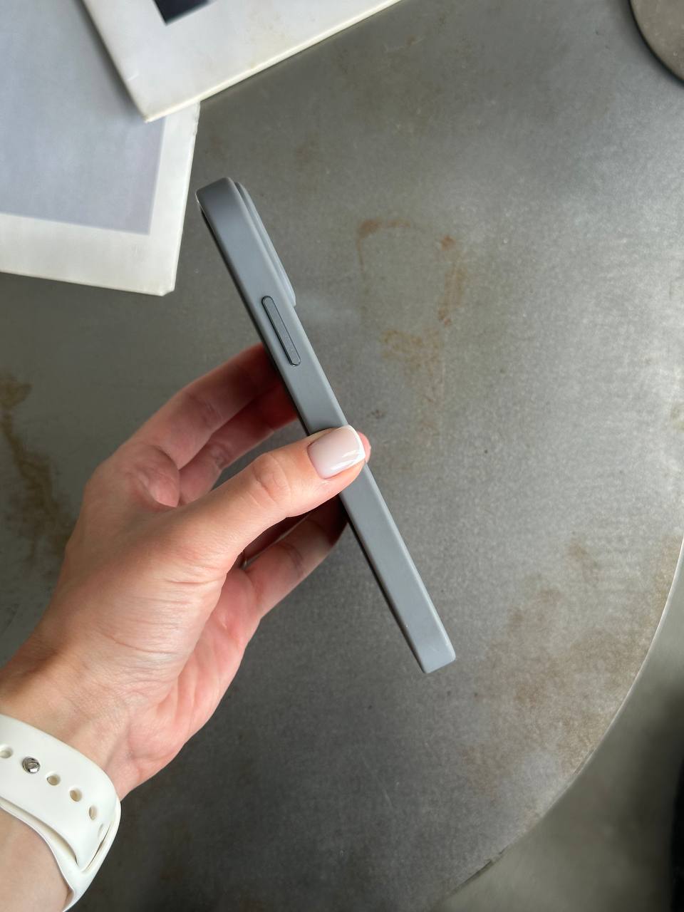 Чехол матовый из Magsafe на iPhone 11 Gray