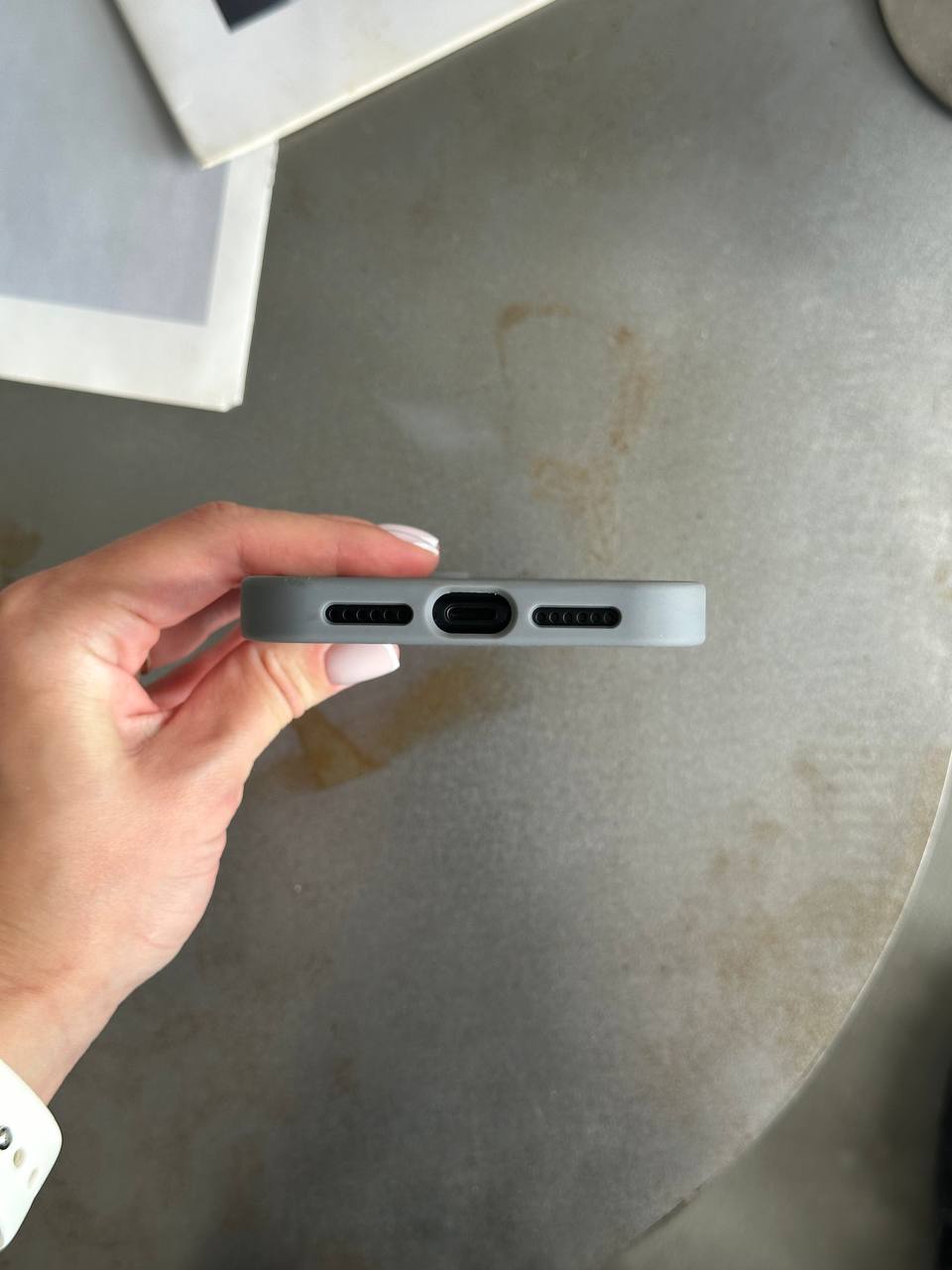 Чехол матовый из Magsafe на iPhone 11 Gray