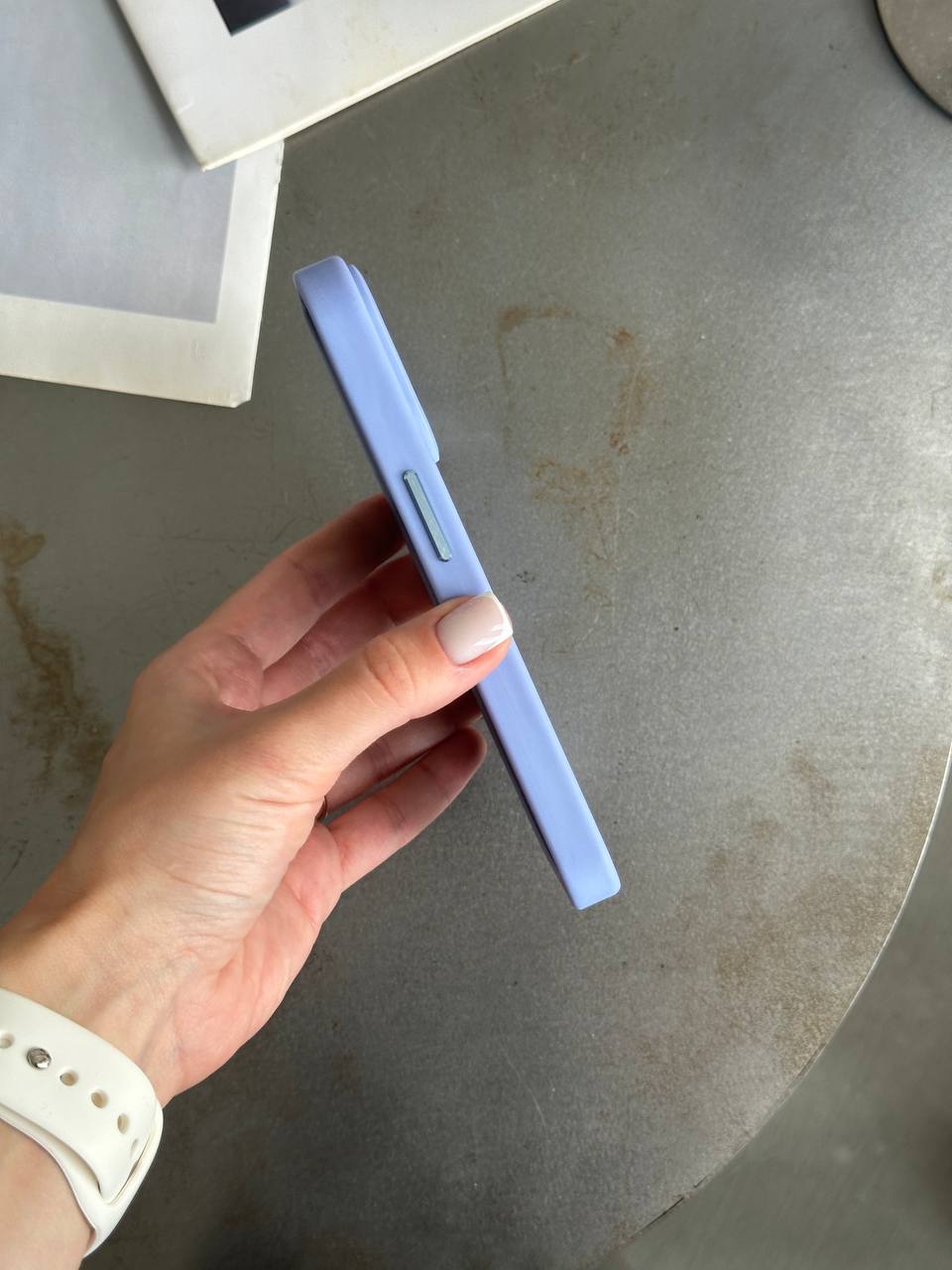 Чехол матовый с Magsafe на iPhone 14 Pro Blue