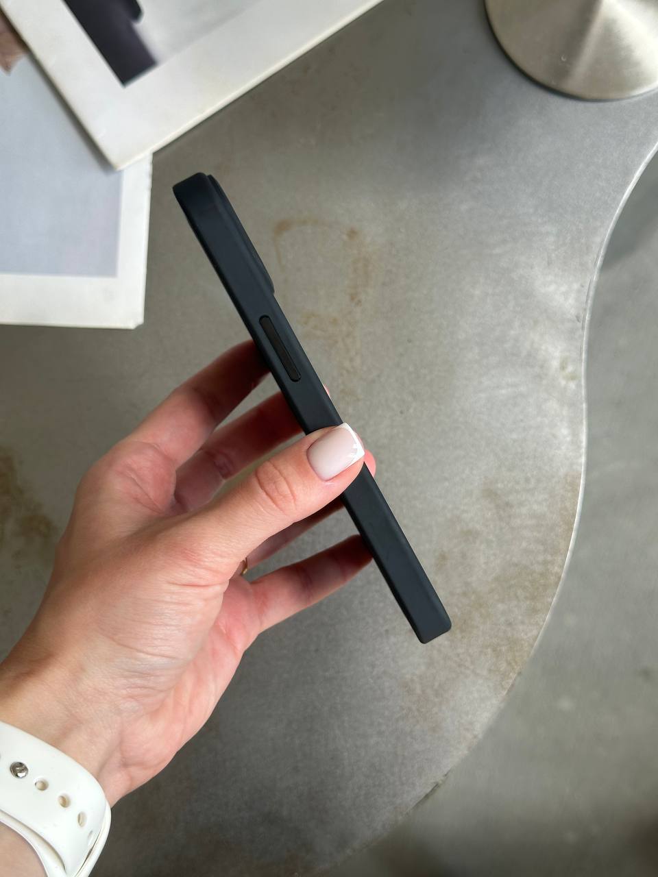 Чехол матовый из Magsafe на iPhone 14 Black