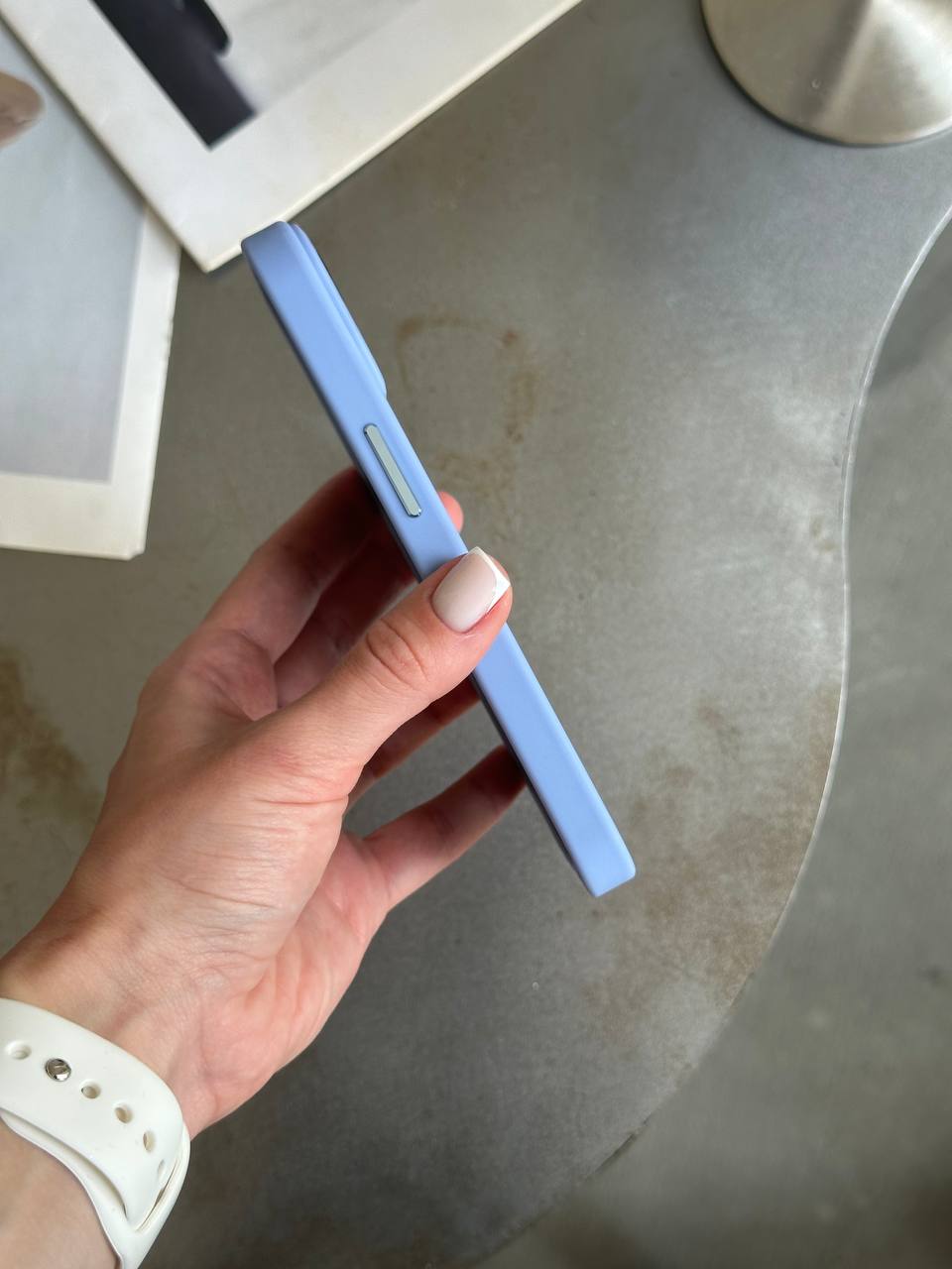 Чохол матовий з Magsafe на iPhone 14 Blue