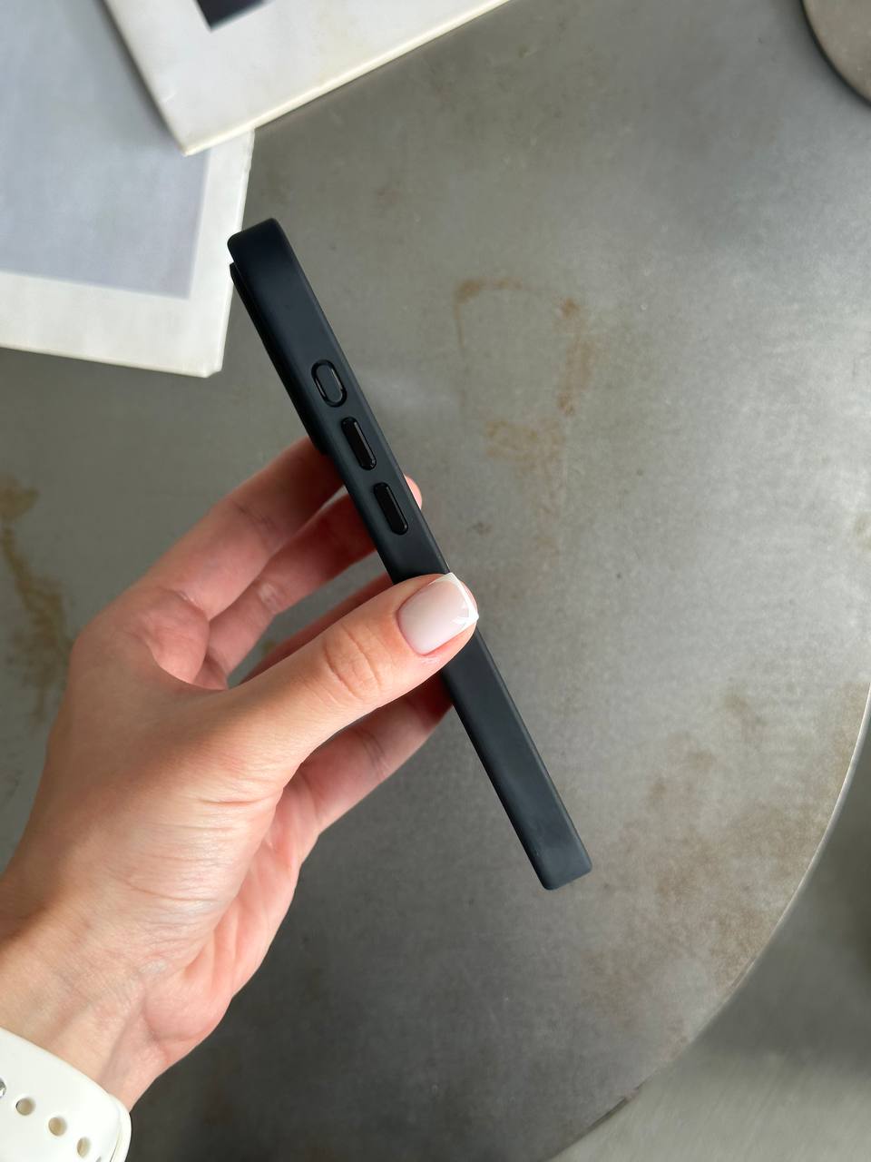 Чехол матовый с Magsafe на iPhone 16 Pro Max Black