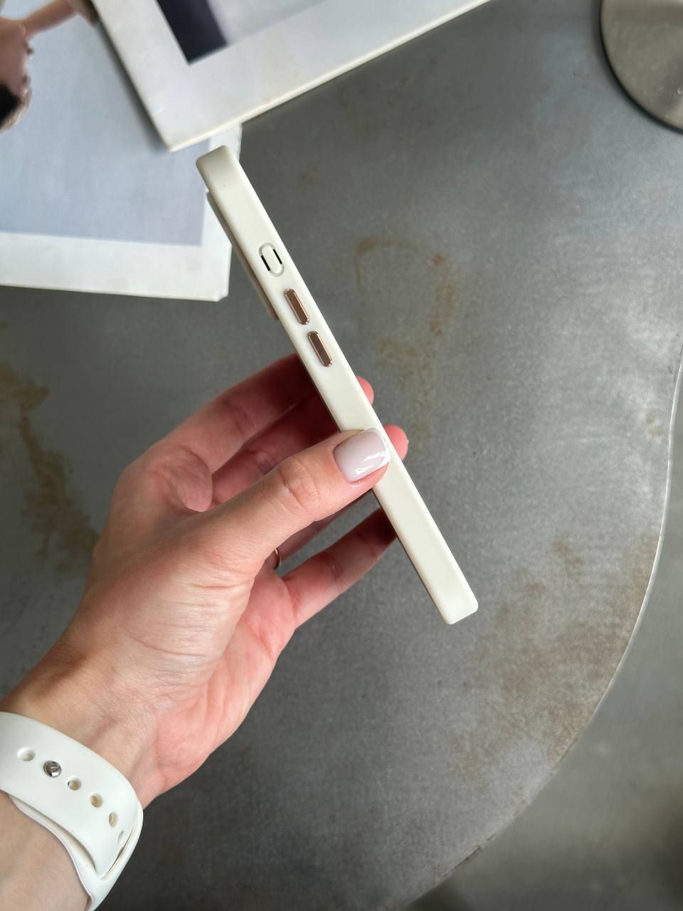 Чохол матовий з Magsafe на iPhone 16 Beige