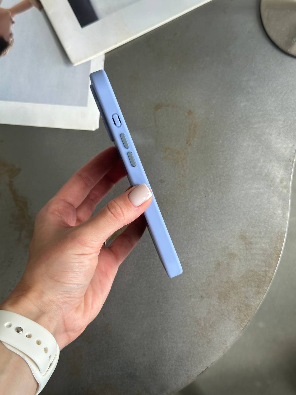 Чохол матовий з Magsafe на iPhone 16 Blue