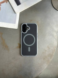 Чохол матовий з Magsafe на iPhone 16+ Gray