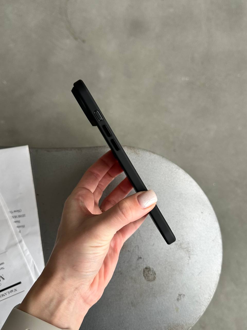 Чехол матовый из Magsafe на iPhone 17 Air Black