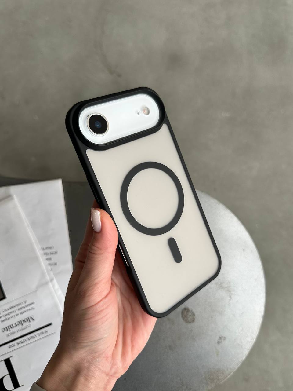 Чехол матовый из Magsafe на iPhone 17 Air Black