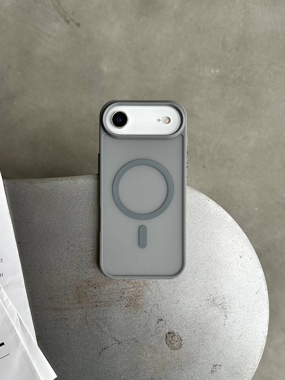 Чехол матовый из Magsafe на iPhone 17 Air Gray