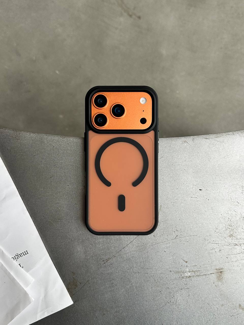 Чохол матовий з Magsafe на iPhone 17 Pro Black