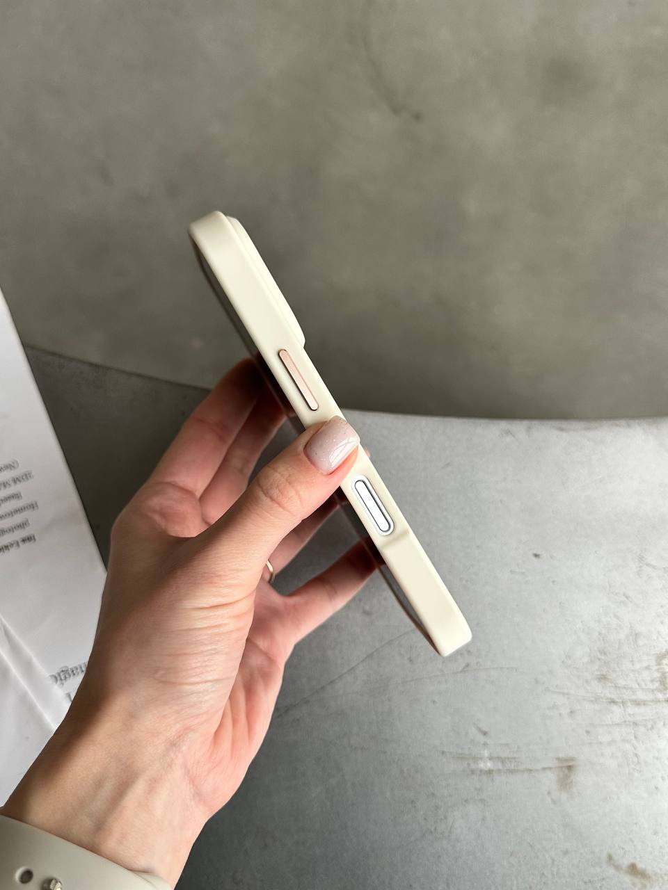 Чохол матовий з Magsafe на iPhone 17 Pro Max Beige