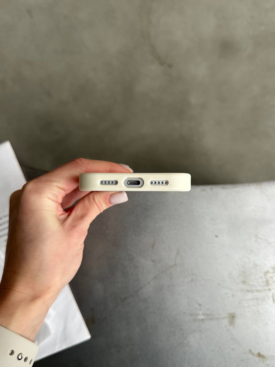 Чохол матовий з Magsafe на iPhone 17 Pro Max Beige