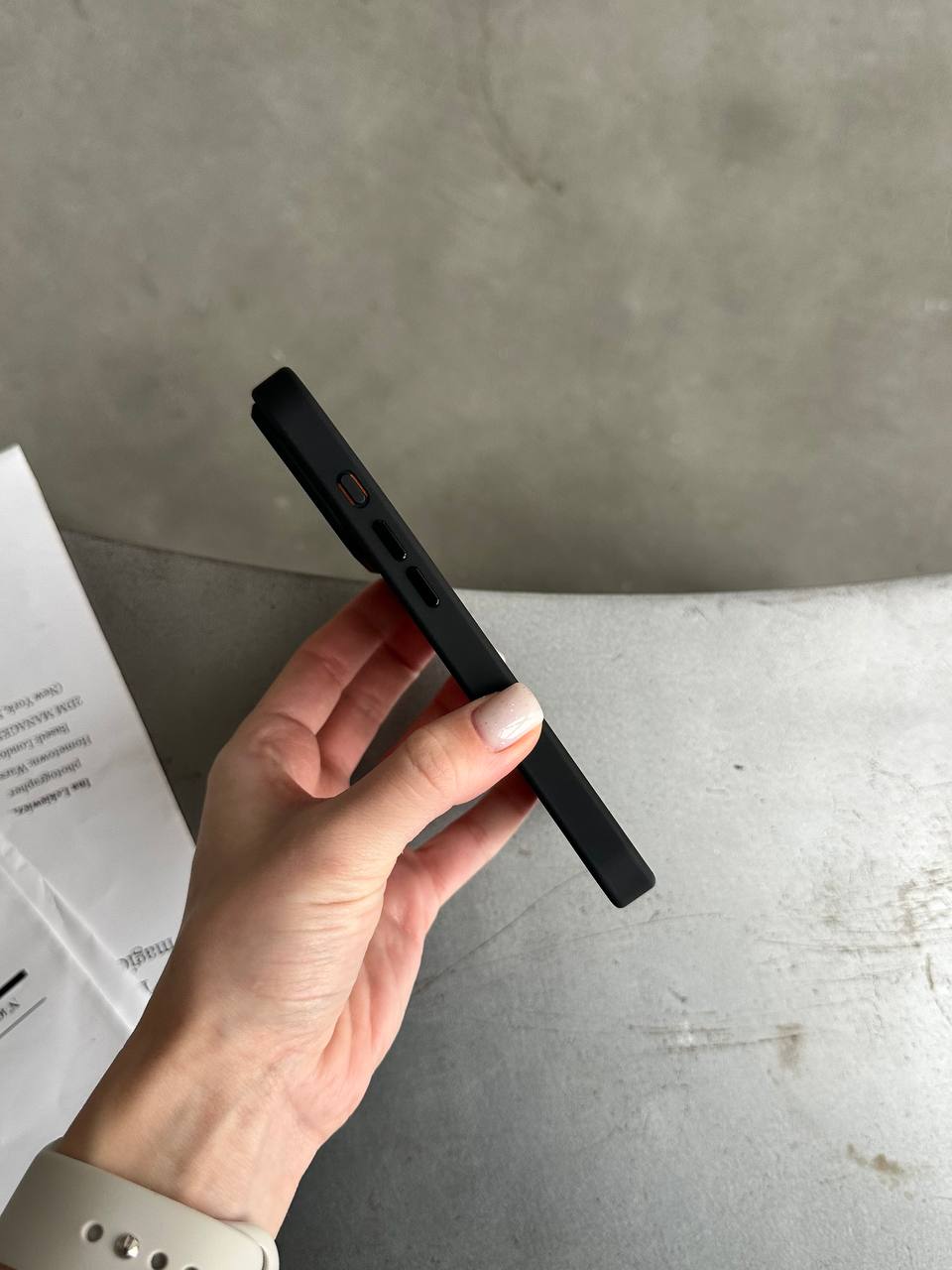 Чохол матовий з Magsafe на iPhone 17 Pro Black