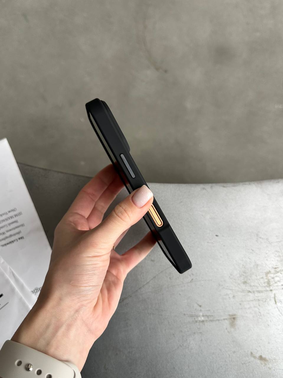 Чохол матовий з Magsafe на iPhone 17 Pro Black