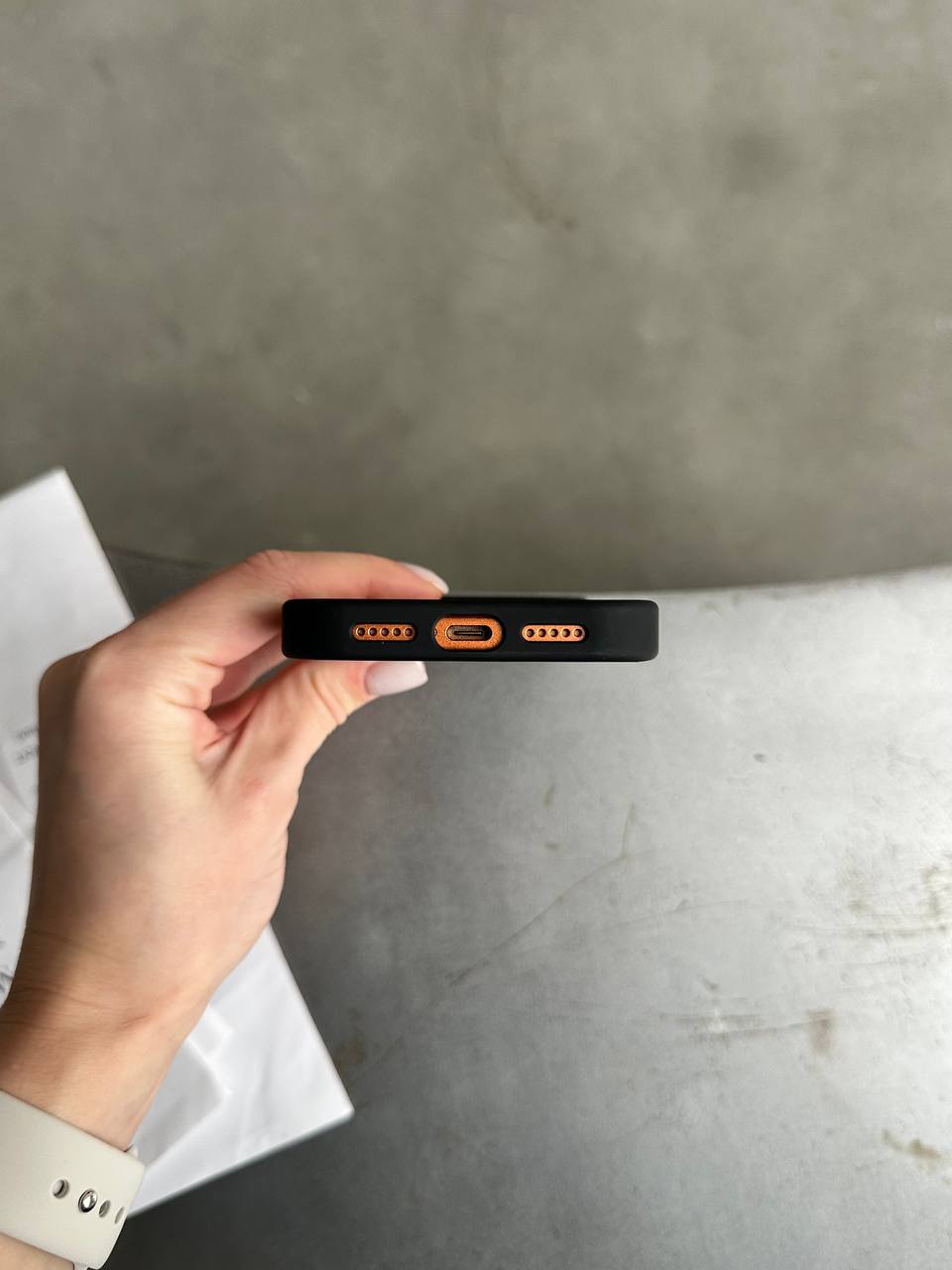 Чохол матовий з Magsafe на iPhone 17 Pro Black