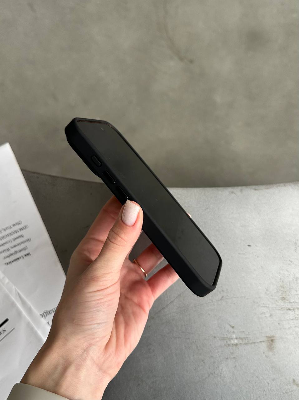 Чохол матовий з Magsafe на iPhone 17 Pro Black