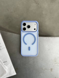 Чохол матовий з Magsafe на iPhone 17 Pro Blue