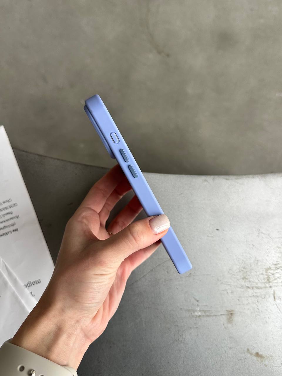 Чохол матовий з Magsafe на iPhone 17 Pro Blue