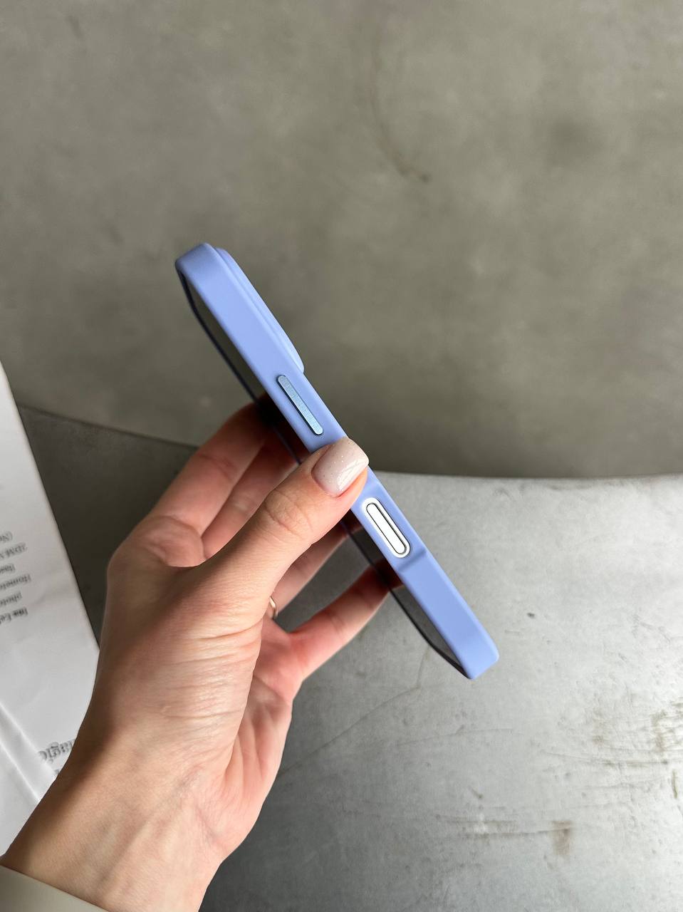 Чохол матовий з Magsafe на iPhone 17 Pro Blue