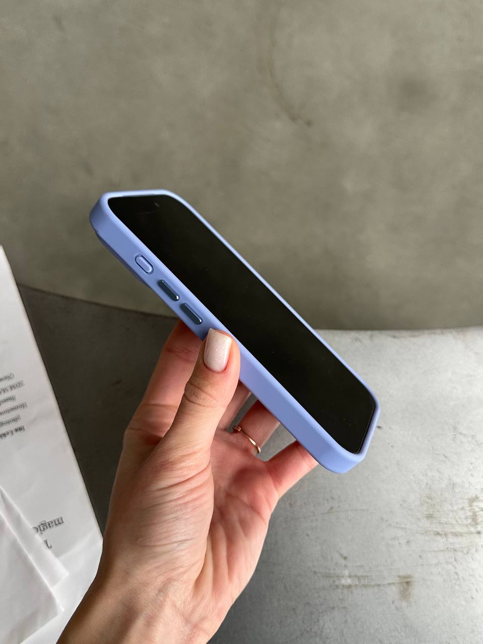 Чохол матовий з Magsafe на iPhone 17 Pro Blue