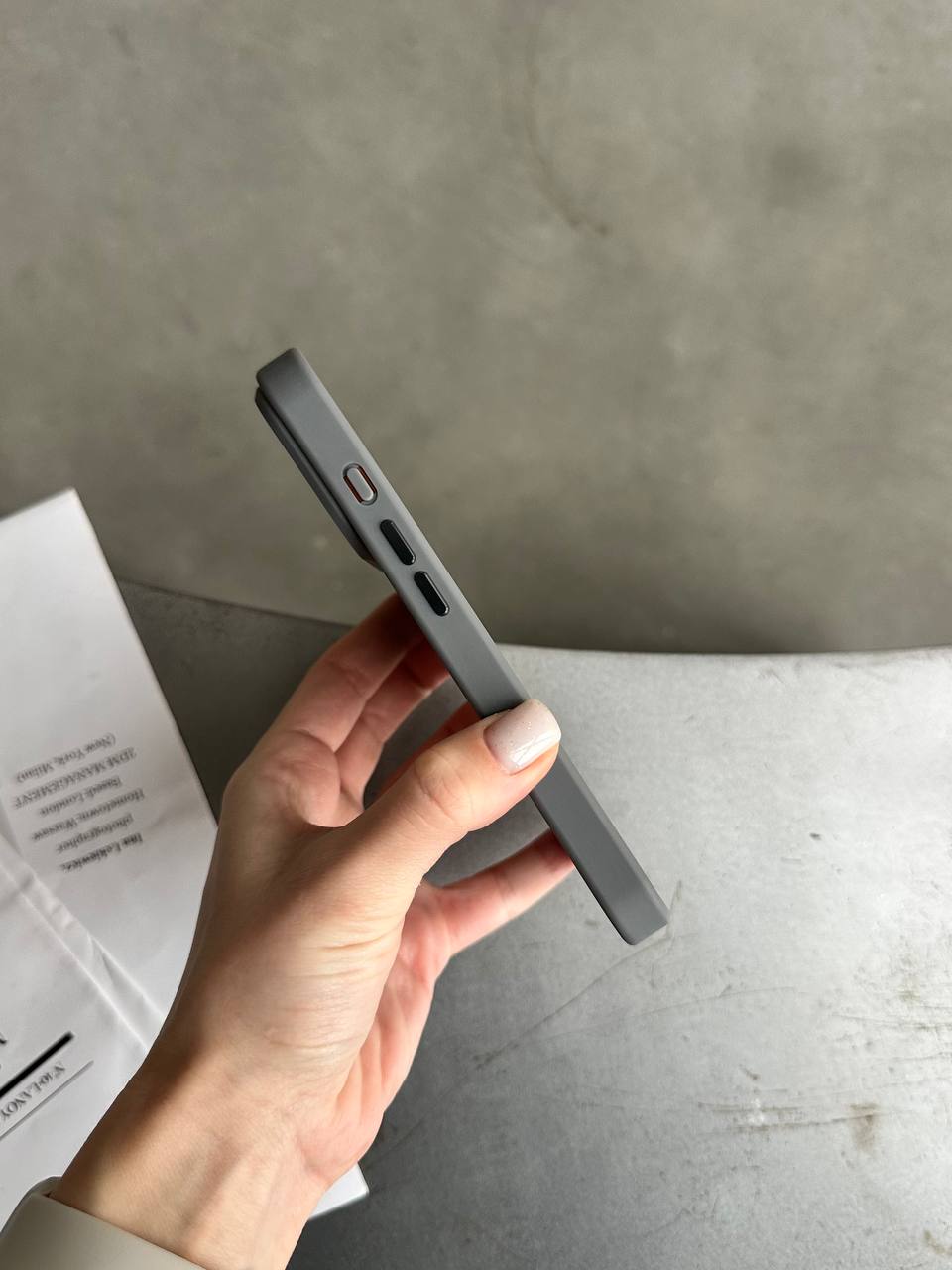 Чохол матовий з Magsafe на iPhone 17 Pro Gray