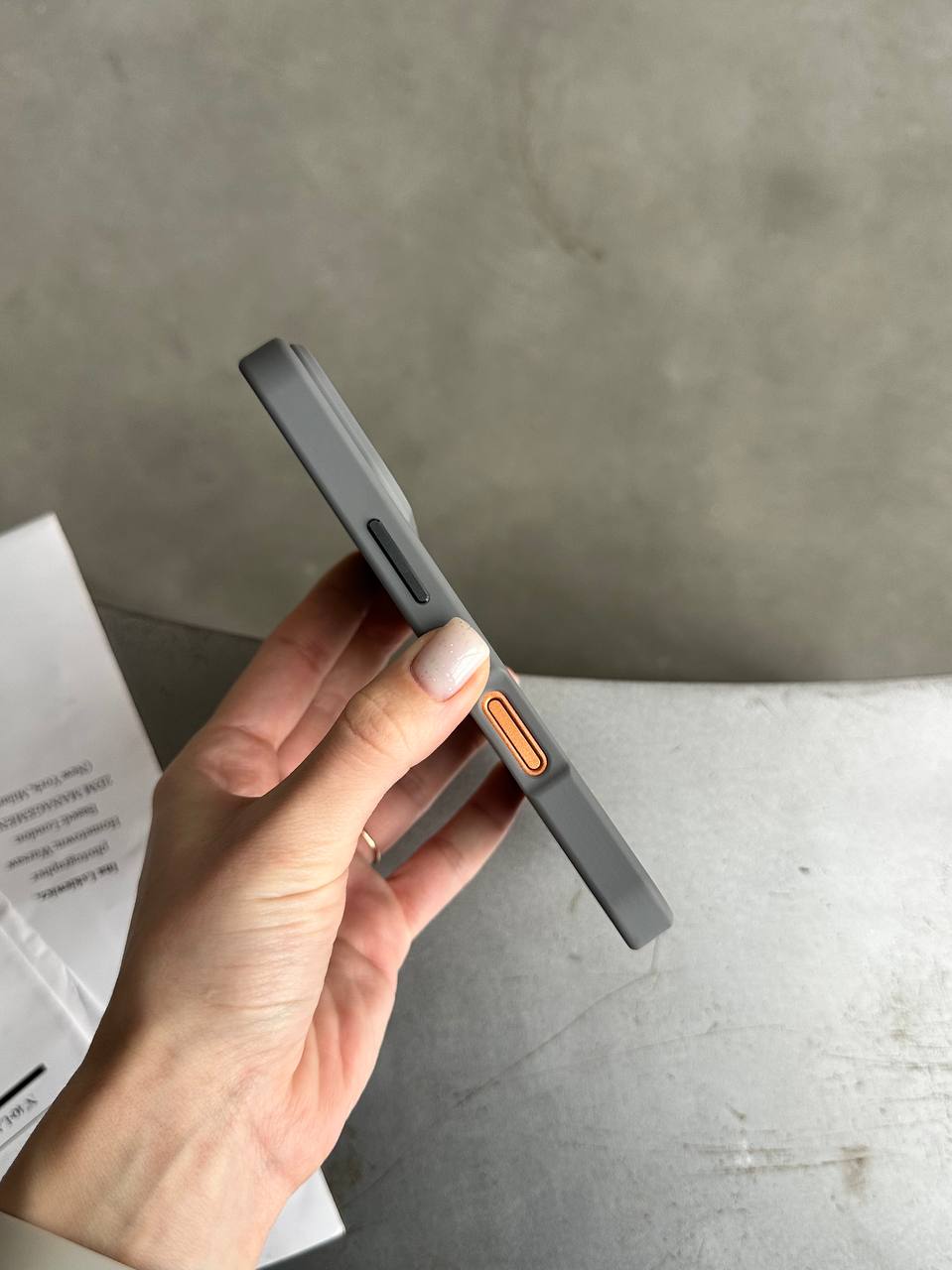 Чохол матовий з Magsafe на iPhone 17 Pro Gray