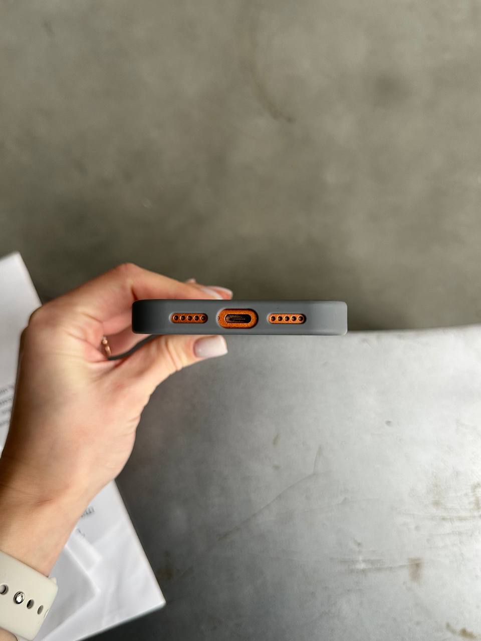 Чохол матовий з Magsafe на iPhone 17 Pro Gray