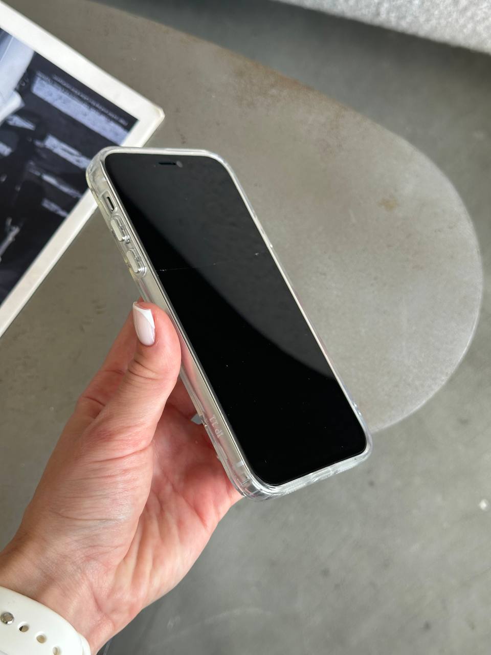 Чехол прозрачный Bow Case с бантиками на iPhone 11