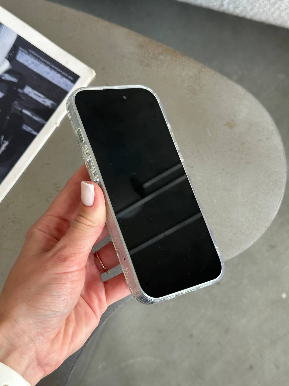 Чехол прозрачный Bow Case с бантиками на iPhone 13
