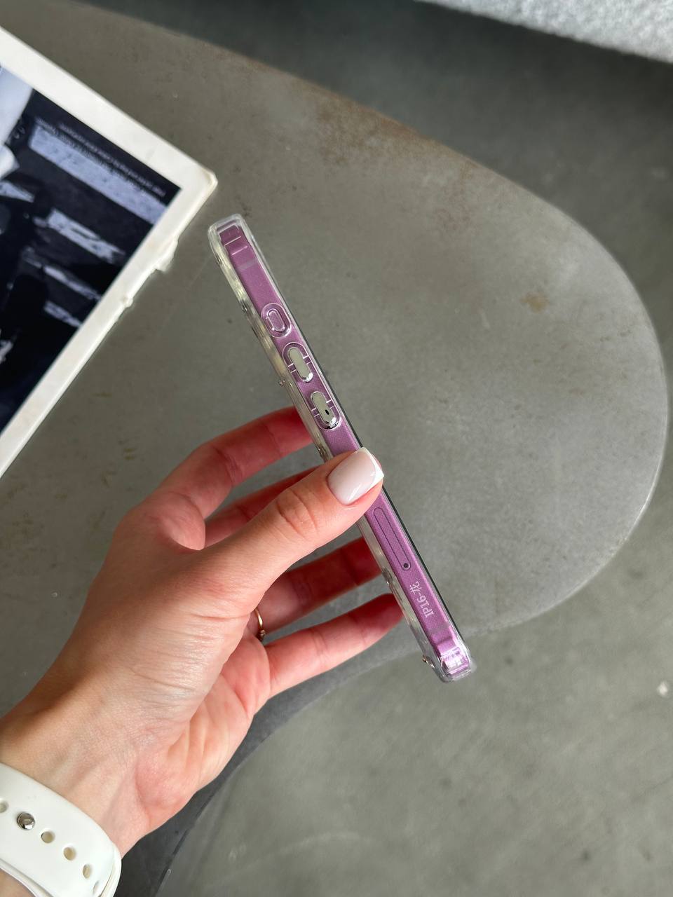 Чехол прозрачный Bow Case с бантиками на iPhone 17